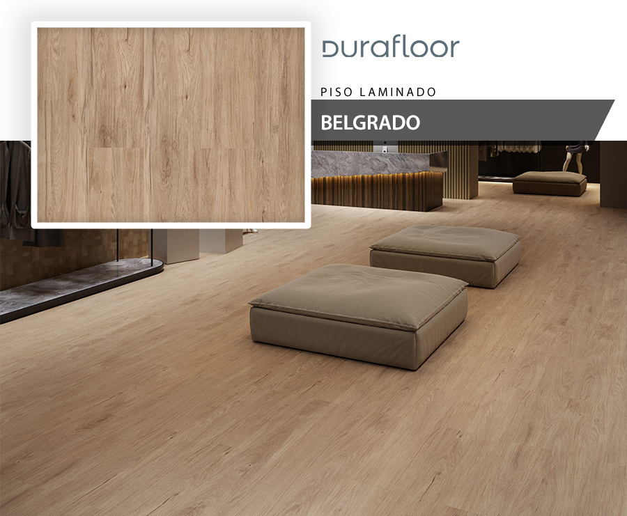 Piso Laminado - Durafloor Nature - Belgrado