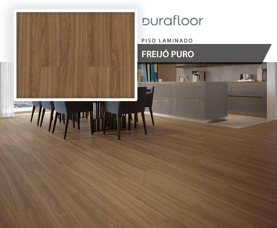 Piso Laminado - Durafloor Nature - Freijo Puro