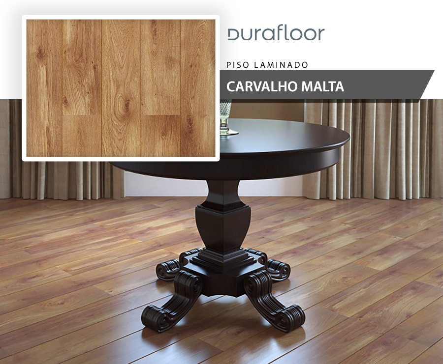 Piso Laminado - Durafloor Studio - Carvalho Malta