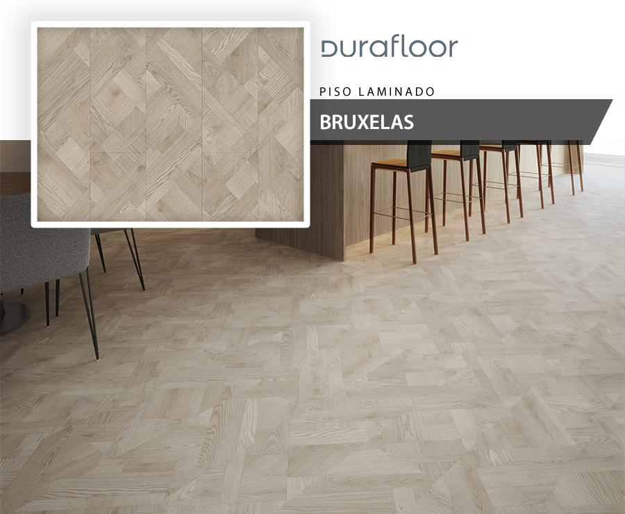 Piso Laminado - Durafloor Unique - Bruxelas